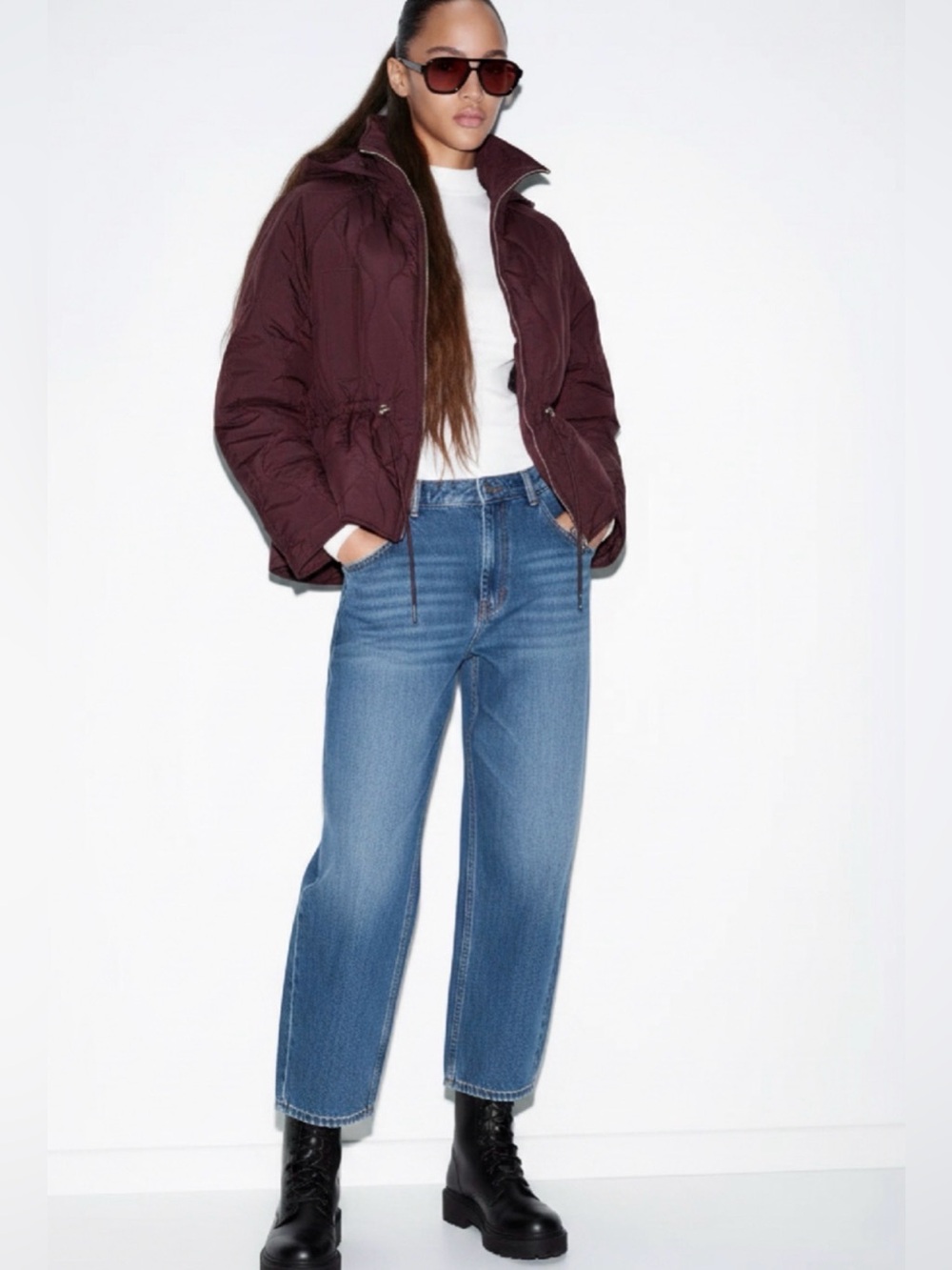 ZARA Hooded Puffer Jacket